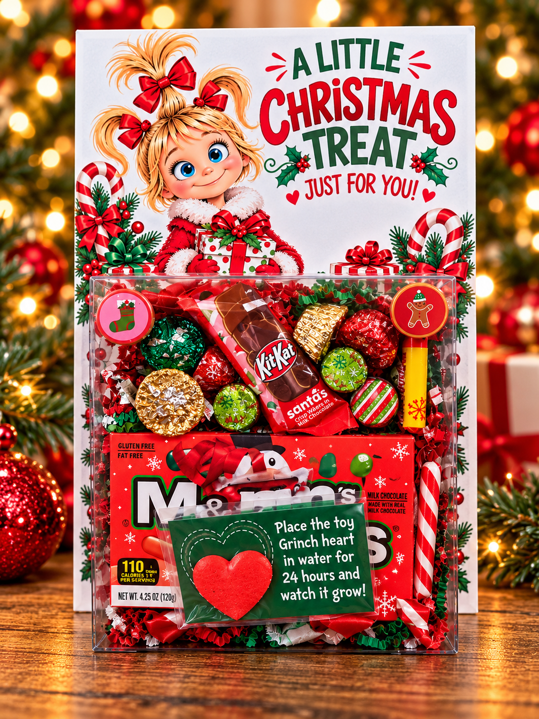 Large Christmas Card Christmas Treat Cindy Lou Who