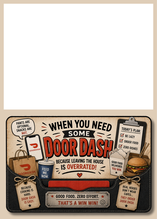 Gift Card Insert Door Dash