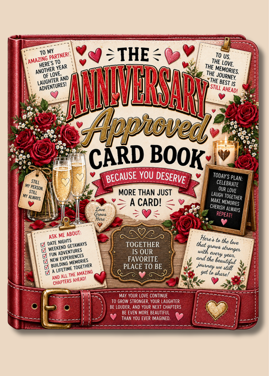 Gift Book Cover Anniversary