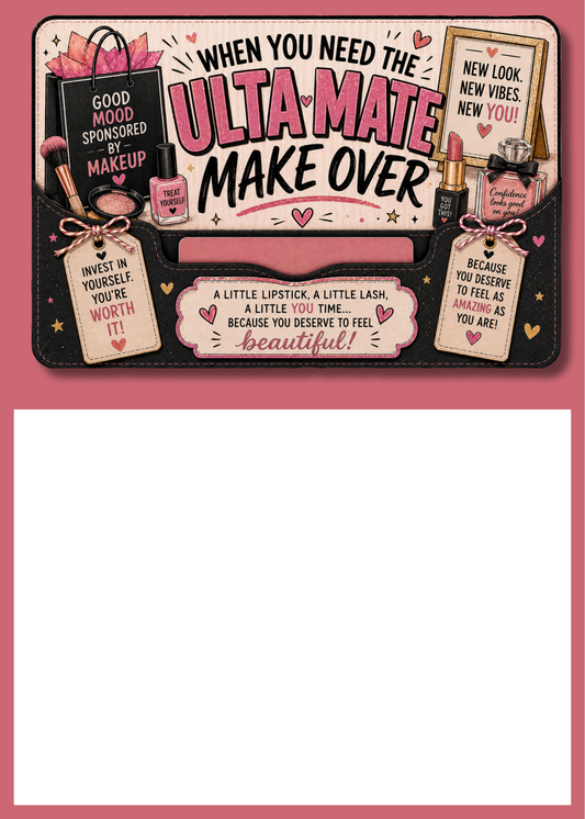 Gift Card Insert Ulta-Mate Make Over