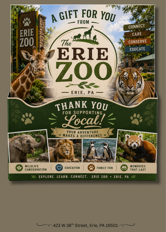 Gift Book Insert Erie Zoo