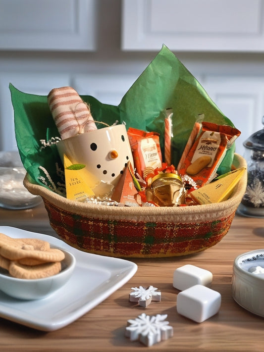 Christmas Tea Basket