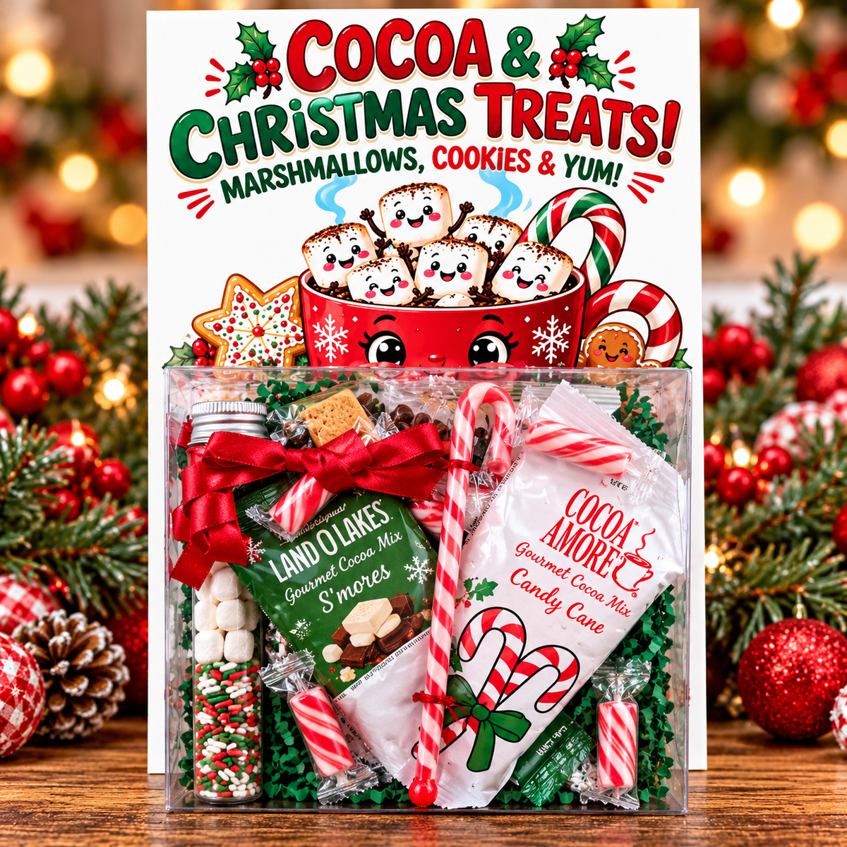Large Christmas Card Cocoa