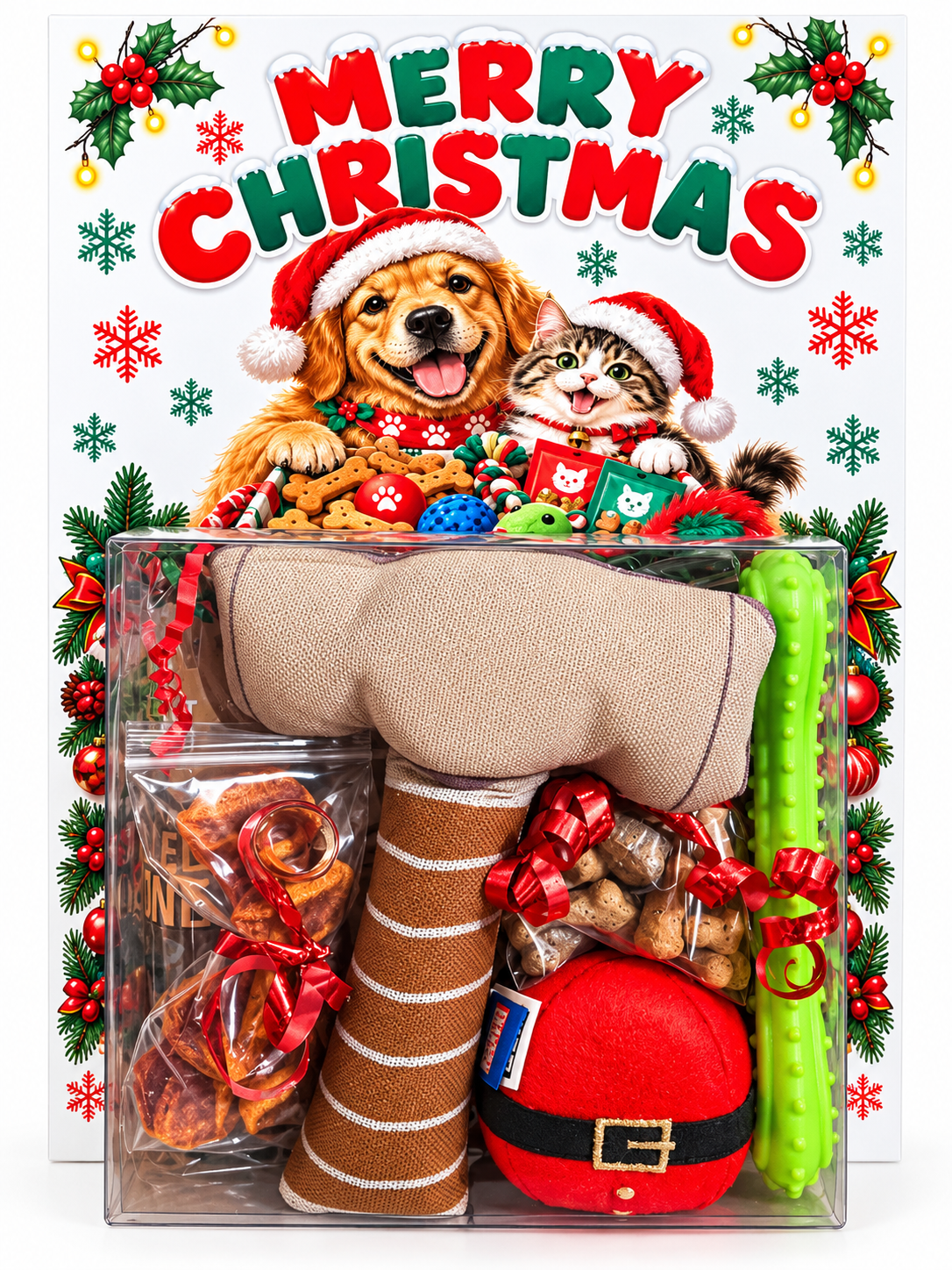 Large Christmas Card Dog