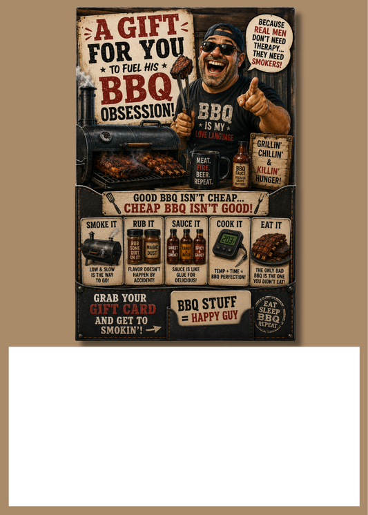 Gift Book Inserts BBQ