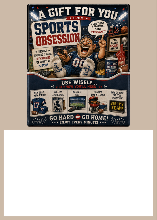 Gift Book Inserts Sports Obsession