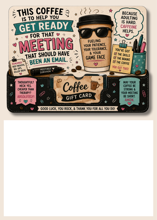 Gift Book Inserts Coffee Meeting That Should've Been Email