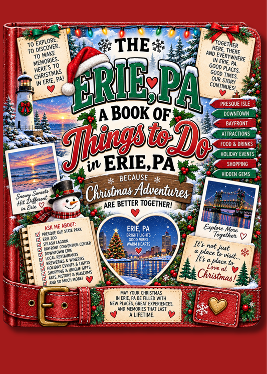 Gift Book Cover Christmas Erie, PA
