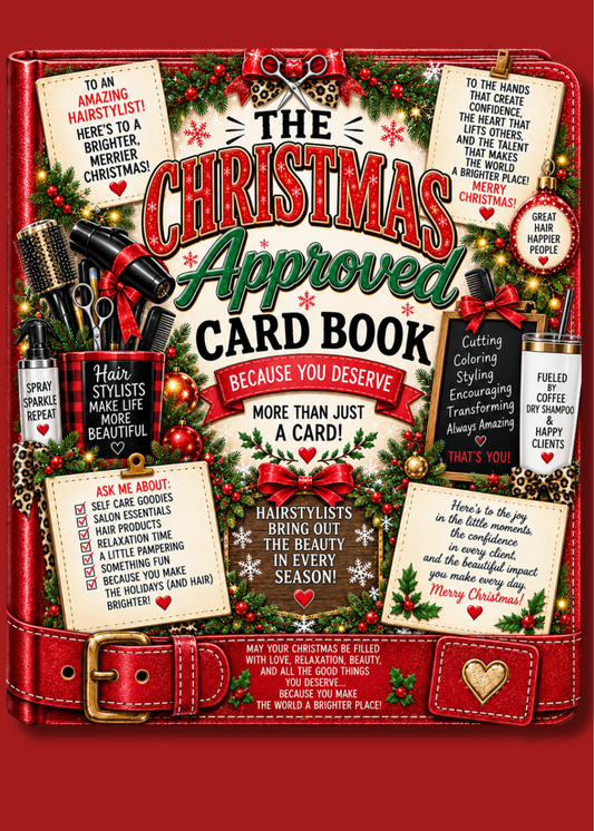 Gift Book Cover Christmas HairStylist